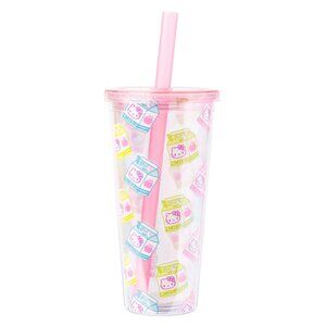 Hello Kitty Milk Carton Print Boba Tumbler - 24 oz.